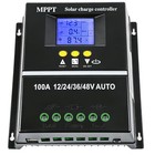 100a Solar Charge Controller Tools 12v 24v 36v 48v Battery Pv Regulator Us Stock