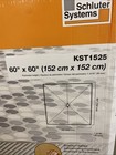 Schluter Kerdi-shower-t 60 x60  Prefabricated Shower Pan W center Drain Kst 1525