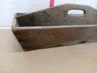 Vintage Primitive Wooden Tool Tote Caddy Handmade Farm Garage Carpenter 26 