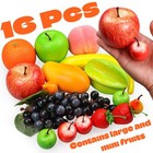Artificial Fruit Set - 12 Fake Fruits For Home Decor   Photoshoots