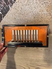 Steel Bronze Reeds Antique German Concertina Button Accordion Wood Handmade