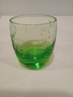 Vintage Green Shot Glass