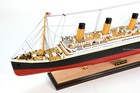 Rms Titanic White Star Line Cruise Ship Model 40  With Lights Museum Quality