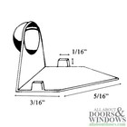 Andersen Barbed Grille Fastener For  Multiple Andersen Window