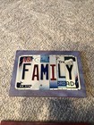 Custom Made License Plate Art Wall Hanging- Family  Choose One Of Three