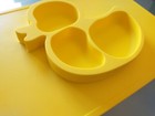 Toddler Silicone Placemat Plate Bowl Rubber Ducky Shaped Mat Kids Baby Matcone