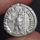 Emperor Commodus Denarius 183ad Roma With Spear Ancient Roman Silver Coin Rome