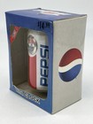 Pepsi-cola Mini Clock Can-themed With Original Packaging And Globe Design Nos