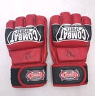 Combat Sports International Gloves Red black Fg3 Fingerless 17 Sz Xl Extra Large
