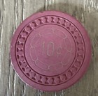 Confucius Club Casino Chip 10 Las Vegas Nevada