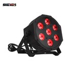 7x18w Led Stage Par Light Rgbwa uv Dmx Beam Wash Lighting Dj Disco Party Club