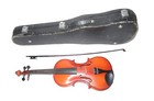Scherl   Roth Violin Student Antonius Stradivarius Copy R270e4 Case Bow Vintage