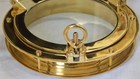 12    Solid Brass Heavy Porthole Window With 2  Deep Flange Inner Inside Doors