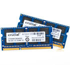 16gb Crucial 2x 8gb Pc3-10600s Ddr3-1333mhz 1 5v Cl9 Sodimm Laptop Memory Ram Gs