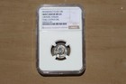 Mint Error Roosevelt Dime  Ngc Ms-65 Obverse Struck Thru Capped Die