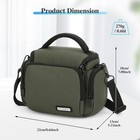 Digital Camera Shoulder Bag Waterproof Padded Case For Dslr Slr Canon Nikon Sony