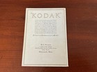 Vtg Kodak And Kodak Supplies Catalog 1925 - Photography   Photographer   Camera