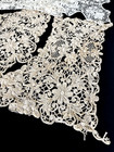 Antique Lot Crochet Lace Pieces Doily Runners Handmade Remnants Sewing Crafts
