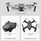 Rc Drone With Hd Dual Camera Wifi Fpv Foldable Quadcopter  2 Battery