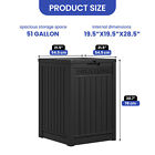 51 Gallon Outdoor Storage Box Delivery Letter Package Parcel Lock Mailbox Resin
