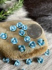 Porcelain Flowers Lot Embellishment 10mm Blue 100 Pcs Diy Jewelry Craft Jewelry 