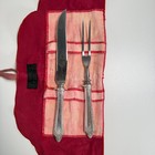 Vintage Antique Carving Set Sterling Silver 1919 Victorian French Old World 12 
