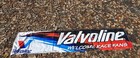 Valvoline    welcome Race Fans    Banner     8ftx2 Pvc     Vintage Racing Garage Decor
