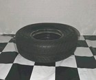 Vintage Goodyear Aquatred Rubber Tire   Glass Ashtray 