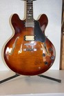 Rare Vintage 1970 s Electra Slm Semi-hollow Guitar Sunburst With Hard Shell Case