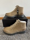 Sorel Cyprus Men   s Brown Leather Chukka Ankle Boots Size 10 Lace Up Rubber Sole