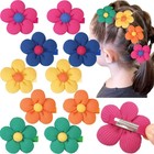 10pcs Flower Bow Hair Clips     Non-slip Alligator Barrettes For Girls Teens Women