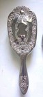 Vintage Vanity Hair Brush Hand  Mirror And Comb Dresser Set