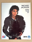 Michael Jackson Japan Tour  87 Concert Program Book Bad World Tour  Ticket Stub