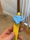 Vintage Yellow Pez Dispenser Walt Disney Dumbo Elephant No Feet Made In Austria