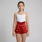 Artistic Dance Designs Girl s Costume High Waisted Bubble Red Shorts In Size Lc