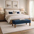 Home Decor   Upholstered Decorative Storage Ottoman Bench   Ottoman Bench With S
