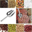 Stainless Steel Scoop Bar Ice Candy Dry Goods Popcorn Commercial Scooper 12oz