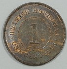1885 British Honduras  now Belize  Queen Victoria 1c Au  Red brown 72k Mintage