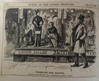 1886 Antique Illustration Print Original Rare Vhtf Punch Mag Fashion Pygmalion U