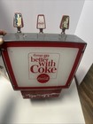 Vtg 50s-60s  Coca Cola  Counter Top Soda Pop Dispenser 3 Choice W  Hardware
