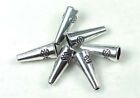 6 Antique Silver Pewter Thai Karen Style Cone End Cap Daisy Beads 