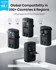 Anker Nano Travel Adapter 5-port Plug W  1 Ac 2 Usb-a 2 Usb-c Smart Temp Control