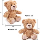 15 Inch Teddy Bear Stuffed Animal Soft Plush Toy Baby Shower Birthday Gifts