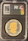 Canada 2024 Peace Dollar Uhr 1oz Silver Gilt Proof  1 Coin Ngc Pf70 Uc Fr Bc