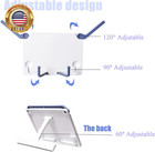 Desktop Sturdy Bookstand For Cookbook Adjustable Book Holder Reading Portable Fo