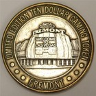 Sam Boyd Fremont Casino Las Vegas 999 Fine Silver  10 Gaming Token