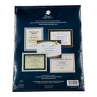 12 Count Great Papers Ivory With Gold Braided Foil Certificates 8 5  X 11 