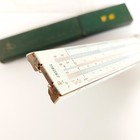 Vintage Slide Rule Aw Faber Castell 1 54 Darmstadt Germany 1950s