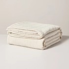 King Beige Textured Grid Quilt - Hearth   Hand With Magnolia
