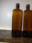 Lot Of 4 Amber Lash s Biters Bottles Screw Top Bottle